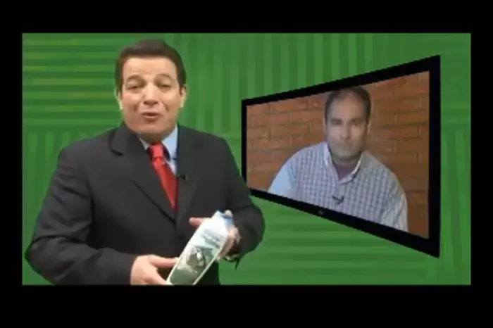 Programa de televisão apresentando o tratamento capilar Produtos WS